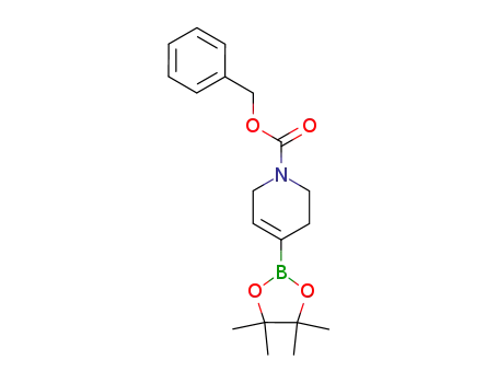 Molecular Structure of 286961-15-7 (4-(4,4,5,5-TETRAMETHYL-[1,3,2]DIOXABOROLAN-2-YL)-3,6-DIHYDRO-2H-PYRIDINE-1-CARBOXYLIC ACID BENZYL ESTER)