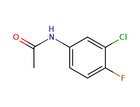 Molecular Structure of 877-90-7 (3'-CHLORO-4'-FLUOROACETANILIDE)