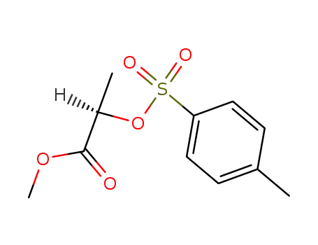 Molecular Structure of 109579-04-6 (METHYL (R)-2-TOSYLOXY PROPIONATE)