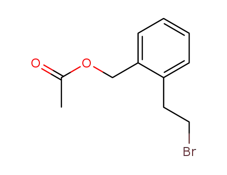 Molecular Structure of 35040-53-0 ((o-acetoxymethyl)phenethyl bromide)