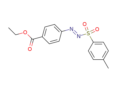Benzoic acid, 4-[[(4-methylphenyl)sulfonyl]azo]-, ethyl ester
