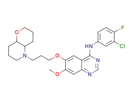 N-(3-chloro-4-fluorophenyl)-6-(3-(hexahydro-2H-pyrano[3,2-b]pyridin-5(3H)-yl)propoxy)-7-methoxyquinazolin-4-amine