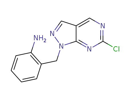 2-((6-chloro-1H-pyrazolo[3,4-d]pyrimidin-1-yl)methyl)aniline