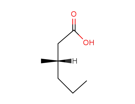 Molecular Structure of 35666-77-4 ((S)-3-METHYLHEXANOIC ACID)