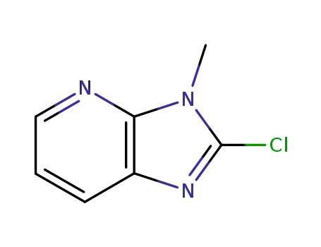 Molecular Structure of 30458-68-5 (2-Chloro-3-Methyl-3H-iMidazo[4,5-b]pyridine)