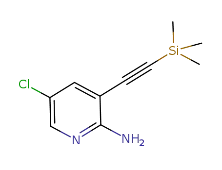2-아미노-5-클로로-3-(트리메틸실릴)아세틸렌일피리딘