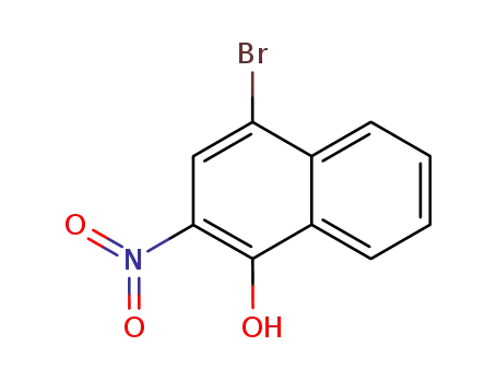Molecular Structure of 905302-18-3 (4-BROMO-2-NITRO-1-NAPHTHALENOL)