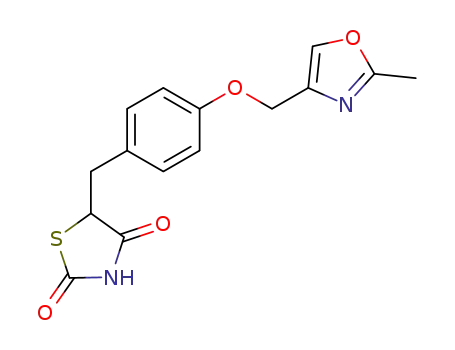 2,4-Thiazolidinedione,
5-[[4-[(2-methyl-4-oxazolyl)methoxy]phenyl]methyl]-