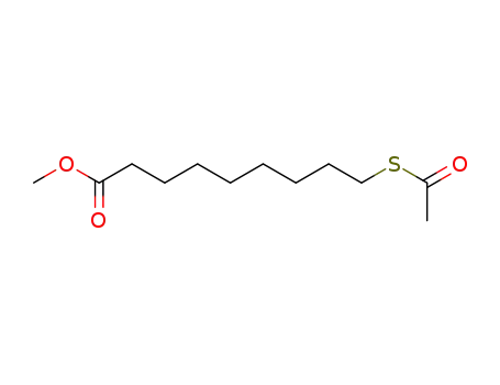 Molecular Structure of 117407-88-2 (methyl 9-acetylsulfanylnonanoate)