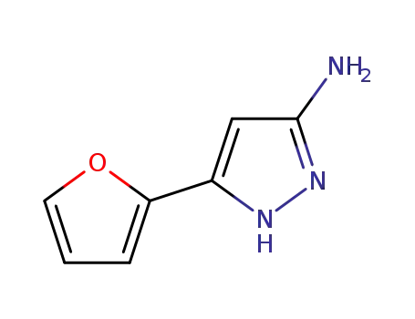 Molecular Structure of 96799-02-9 (3-(2-FURYL)-1H-PYRAZOL-5-AMINE)