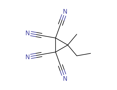 1,1,2,2-Cyclopropanetetracarbonitrile,3-ethyl-3-methyl- cas  13017-68-0