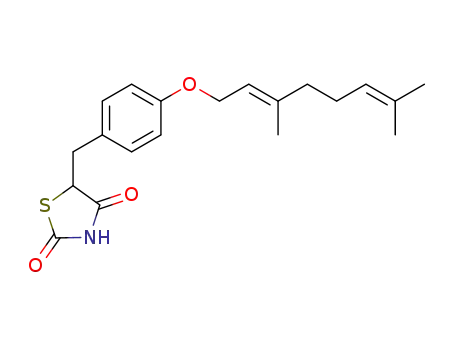 5-(4-geranyloxybenzyl)thiazolidine-2,4-dione