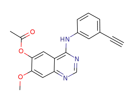 4-((3-ethynylphenyl)amino)-7-methoxyquinazolin-6-yl acetate