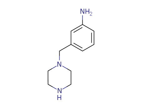 Benzenamine, 3-(1-piperazinylmethyl)- (9CI)