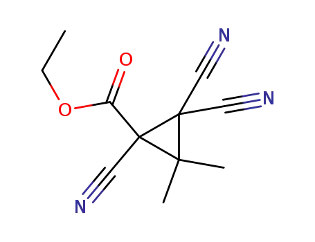 Ethyl 1,2,2-tricyano-3,3-dimethylcyclopropanecarboxylate