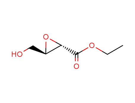 Molecular Structure of 136171-94-3 (Oxiranecarboxylic acid, 3-(hydroxymethyl)-, ethyl ester, (2S-trans)- (9CI))