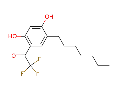 2,2,2-Trifluoro-1-(5-heptyl-2,4-dihydroxy-phenyl)-ethanone
