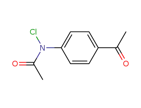 Molecular Structure of 91238-44-7 (Acetamide, N-(4-acetylphenyl)-N-chloro-)