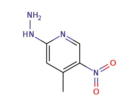 Molecular Structure of 15367-24-5 (2-Hydrazinyl-4-methyl-5-nitropyridine)