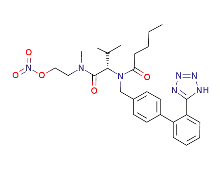 N-[(1S)-2-methyl-1-[[methyl[2-(nitrooxy)ethyl]amino]carbonyl]propyl]-N-[[2'-(1H-tetrazol-5-yl)[1,1'-biphenyl]-4-yl]methyl]pentanamide