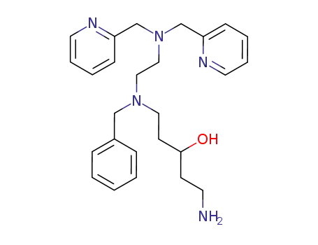 Carbamic acid,
[5-[[2-[bis(2-pyridinylmethyl)amino]ethyl](phenylmethyl)amino]-3-hydroxy
pentyl]-, 1,1-dimethylethyl ester