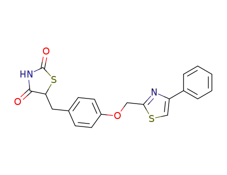 5-[4-(4-phenyl-2-thiazolylmethoxy)benzyl]-2,4-thiazolidinedione