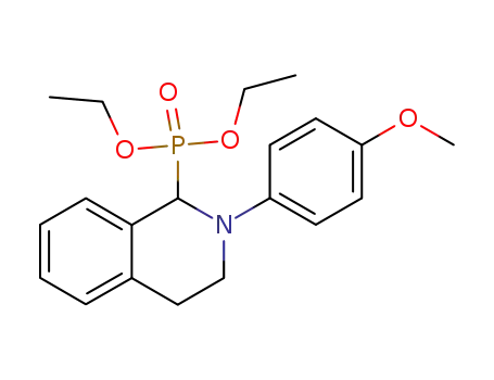 Phosphonic acid,
[1,2,3,4-tetrahydro-2-(4-methoxyphenyl)-1-isoquinolinyl]-, diethyl ester