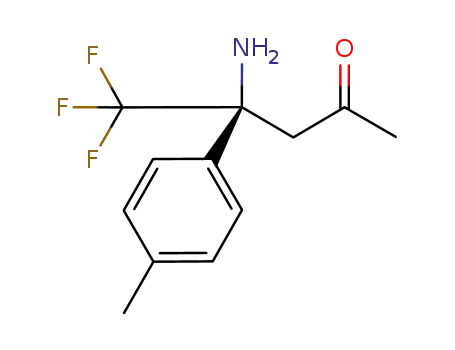 (-)-(4S)-4-amino-4-(4-methylphenyl)-5,5,5-trifluoropentan-2-one