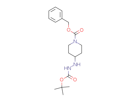 Benzyl 4-(2-(tert-butoxycarbonyl)hydrazinyl)piperidine-1-carboxylate