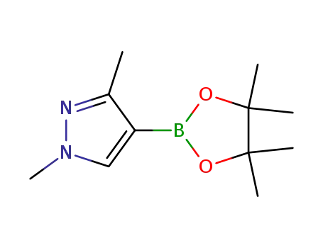 Molecular Structure of 1046832-21-6 (1,3-Dimethyl-1H-pyrazole-4-boronic acid,pinacol ester)