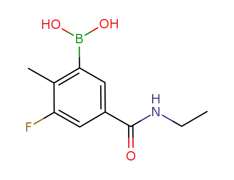 {5-[(ethylamino)carbonyl]-3-fluoro-2-methylphenyl}boronic acid