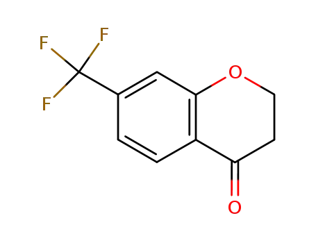 Molecular Structure of 111141-02-7 (7-(Trifluoromethyl)chroman-4-one)