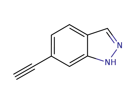 Molecular Structure of 1093847-80-3 (6-ethynyl-1H-indazole)