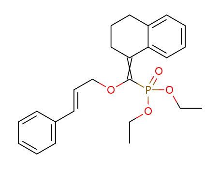 diethyl (E)-cinnamyloxy(3,4-dihydronaphthalen-1(2H)-ylidene)methylphosphonate