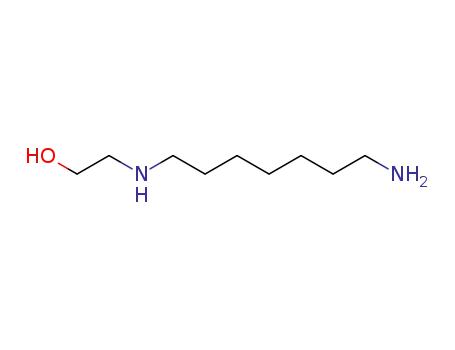 Molecular Structure of 62578-25-0 (Ethanol, 2-[(7-aminoheptyl)amino]-)