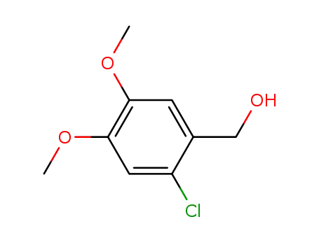 Molecular Structure of 20624-89-9 (2-CHLORO-3,4-DIMETHOXYBENZYL ALCOHOL)