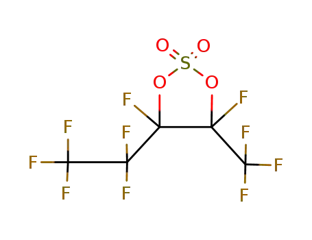 4,5-Difluoro-4-pentafluoroethyl-5-trifluoromethyl-[1,3,2]dioxathiolane 2,2-dioxide
