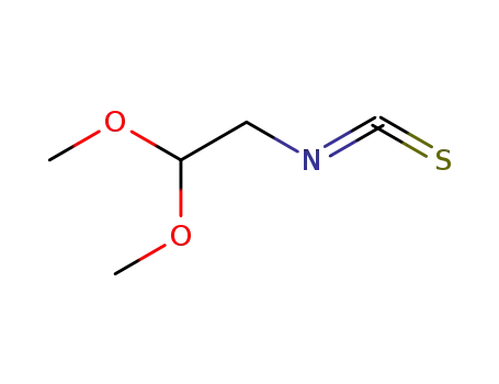 Molecular Structure of 75052-04-9 (ISOTHIOCYANATOACETALDEHYDE DIMETHYL ACETAL)