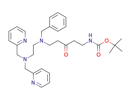 Carbamic acid,
[5-[[2-[bis(2-pyridinylmethyl)amino]ethyl](phenylmethyl)amino]-3-oxopent
yl]-, 1,1-dimethylethyl ester