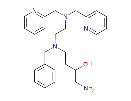 Carbamic acid,
[4-[[2-[bis(2-pyridinylmethyl)amino]ethyl](phenylmethyl)amino]-2-hydroxy
butyl]-, 1,1-dimethylethyl ester
