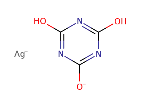 Molecular Structure of 17689-52-0 (monosilver cyanurate)