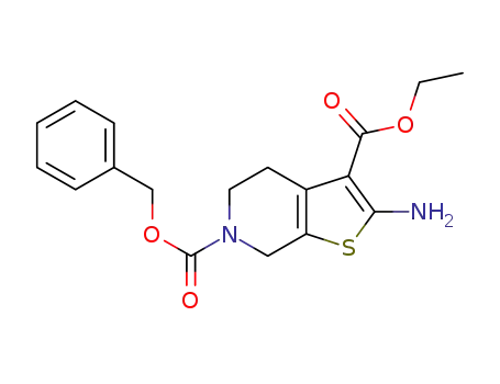 2-AMino-4,7-dihydro-5H-thieno[2,3-c]pyridine-3,6-dicarboxylic acid
6-벤질에스테르 3-에틸에스테르