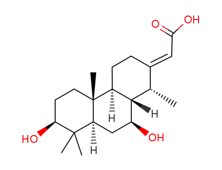 [E,(-)]-3β,7β-Dihydroxycassa-13(15)-ene-16-oic acid