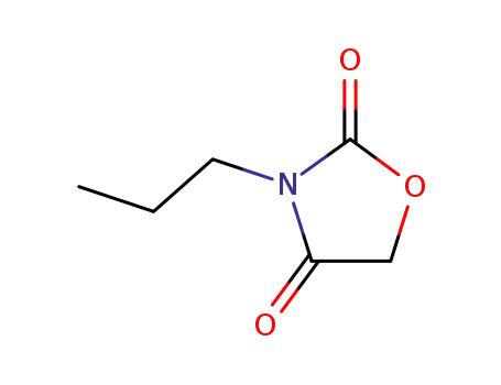 Molecular Structure of 141666-50-4 (2,4-Oxazolidinedione, 3-propyl-)