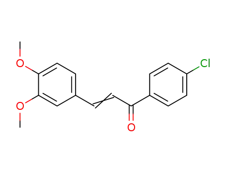 2-Propen-1-one, 1-(4-chlorophenyl)-3-(3,4-dimethoxyphenyl)-