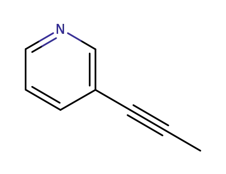 Molecular Structure of 223562-51-4 (Pyridine, 3-(1-propynyl)- (9CI))