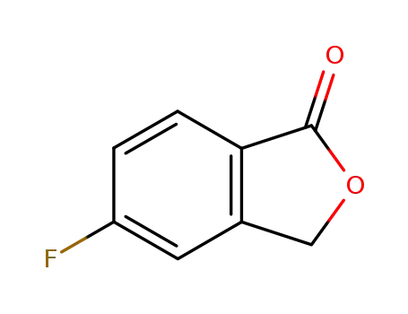 Molecular Structure of 700-85-6 (1(3H)-Isobenzofuranone, 5-fluoro-)