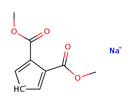 1,3-Cyclopentadiene-1,2-dicarboxylic acid, dimethyl ester, ion(1-),
sodium