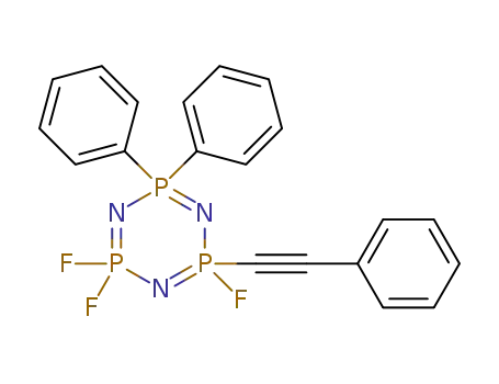 (β-phenylethynyl)-gem-diphenyltrifluorocyclotriphosphazene