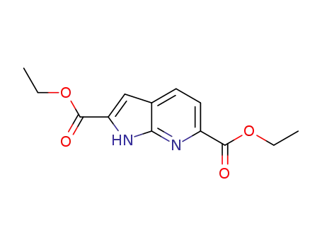 Molecular Structure of 1311569-08-0 (diethyl 1H-pyrrolo[2,3-b]pyridine-2,6-dicarboxylate)